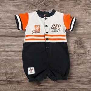 Vintage NASCAR Baby Romper Tony Stewart 24 Months Orange‎